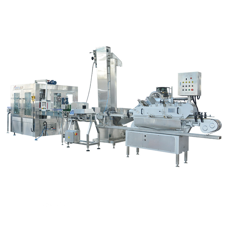 Máquina de llenado de maní de la botella de cristal completamente automática de la botella de cristal