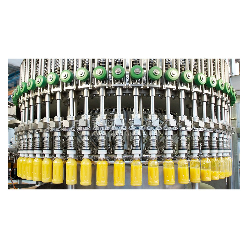 Línea de producción de tapado de llenado de lavado de botellas de jugo de piña PET