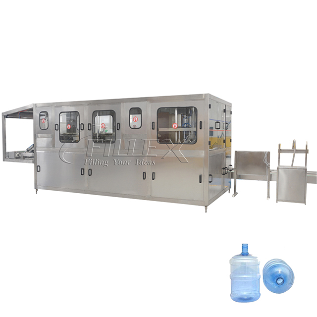 Línea de producción de agua de 3/5 galones completamente automática